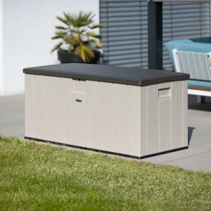 Lifetime Gartenbox, 151x72x69 cm, Sand: Universalbox zur Aufbewahrung im Garten, auch als Sitzbank nutzbar.
