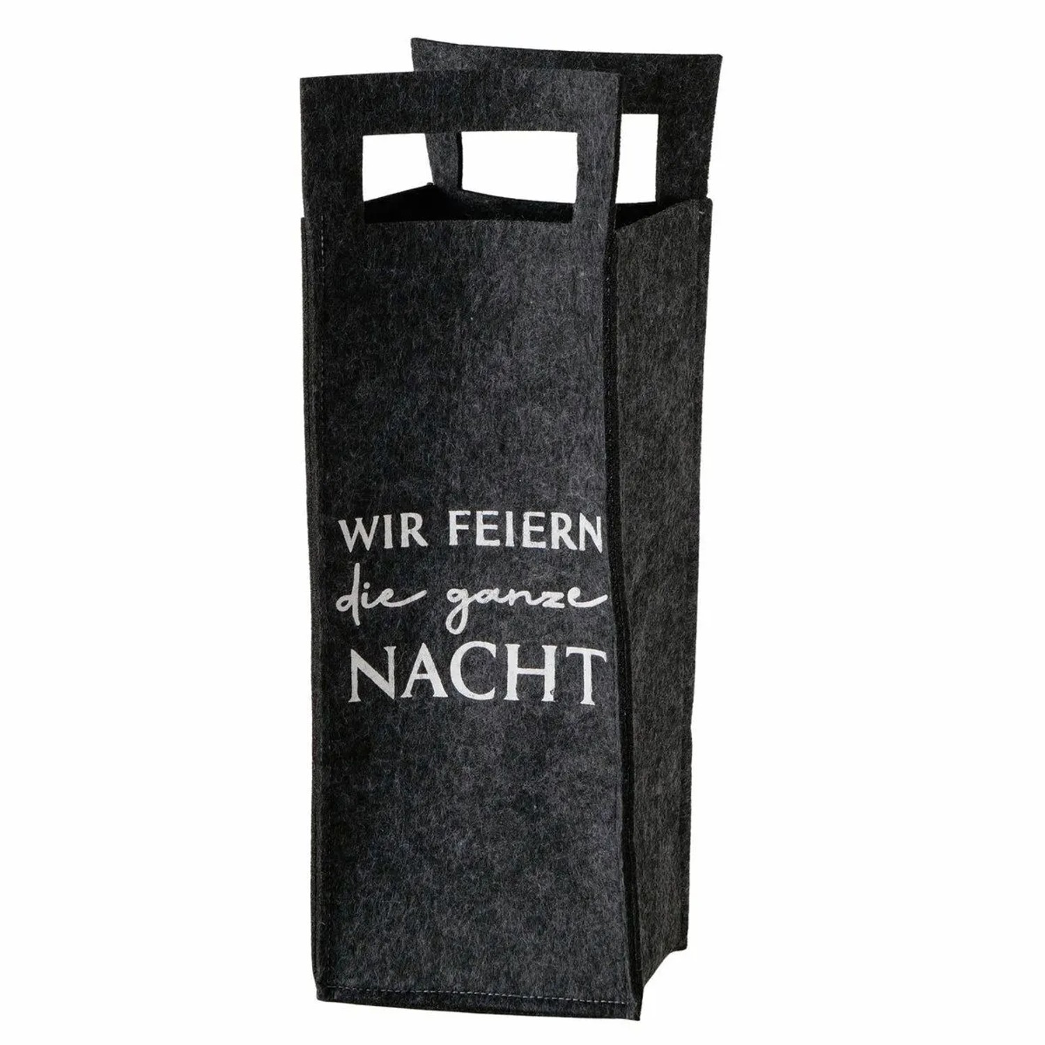 Boltze Flaschenträger Cheers 10 cm x 41 cm Schwarz