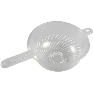 Weißer Stielseiher Fabio, Ø 24 cm, Küchenhelfer zum Abgießen und Waschen.