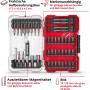 Einhell Bit-Set, 42-teilig im M-Case: Bits, Magnethalter und Steckschlüsseleinsätze in Aufbewahrungsbox.
