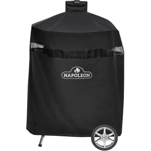 Schwarze Napoleon Abdeckhaube für Holzkohlegrill NK18K-LEG, Grillutensil für Wetterschutz.