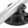 Verstellbares GS Terrassen Stelzlager (11-15 mm) mit Balkenaufnahme für Terrassendielen.