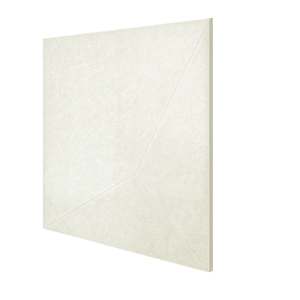 Jangal Wandpaneel Modular Wall Geometric, 52x52 cm, in Cotton-White mit markantem geometrischem Muster für Wandgestaltung.