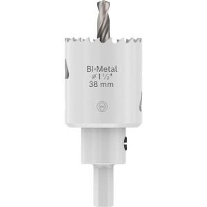 Bosch Lochsäge Multi Material mit Aufsteckhalter Ø 38 mm x 40 mm Weiß