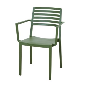 Siena Garden Stapelsessel Alley Olive Glasfaserverstärkt 80 x 57 x 56 cm