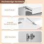okwish TV Schrank mit Modernem Design Projektorhalter 180 x 34 x 30 cm Weiß_7