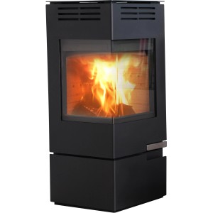 Aduro Kaminofen 12 mit Aduro Tronic Schwarz 6 kW Stahl EEK: A+