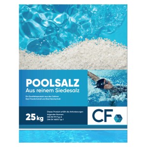 Summer Fun Poolsalz für Salzwassersysteme, 25kg Packung.