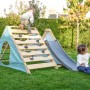 Soulet Kletterturm Hercules mit Rutsche und Kletterwand für Kinder ab 18 Monaten.