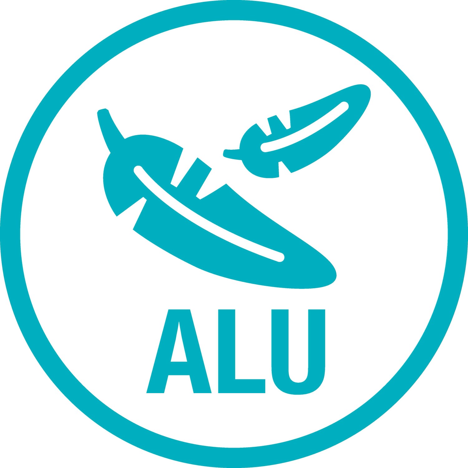 Symbol für Gardena Astschere: Leichtbauweise mit Aluminium.