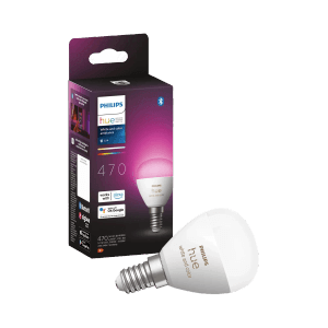 Philips Hue Smart-LED-Leuchtmittel E14 Tropfenform 5W 470lm White&Color Ambiance