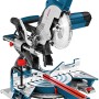 Bosch Professional Paneelsäge GCM 8 SJL mit Kreissägeblatt, blau/silber, für präzise Holzschnitte.