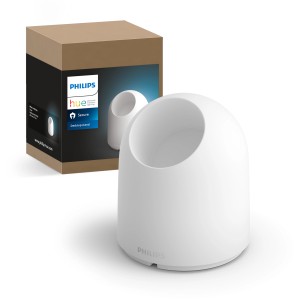 Philips Hue Secure Standfuß, 88x70 mm, weiß, für kabelgebundene Hue Kameras. Stabiler Sockel für mehr Sicherheit.