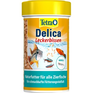 Tetra Delica Krill 100ml, Spezialfutter für Zierfische mit Omega-3 Fettsäuren.