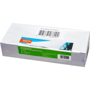 Siena Garden Befestigungs-Set Solino dreieckig, silberfarben, verpackt.