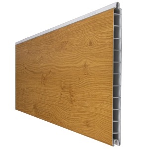 GroJa Basicline Einzelprofil, 180 cm, Asteiche Natur, für Sichtschutzzaun
