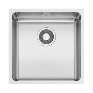 Pyramis Spülbecken Lydia 1B Flacheinbau Edelstahl 40 cm x 40 cm
