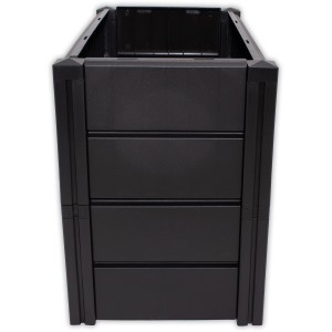 KHW Hochbeet Demeter Anthrazit M schmal 196 l