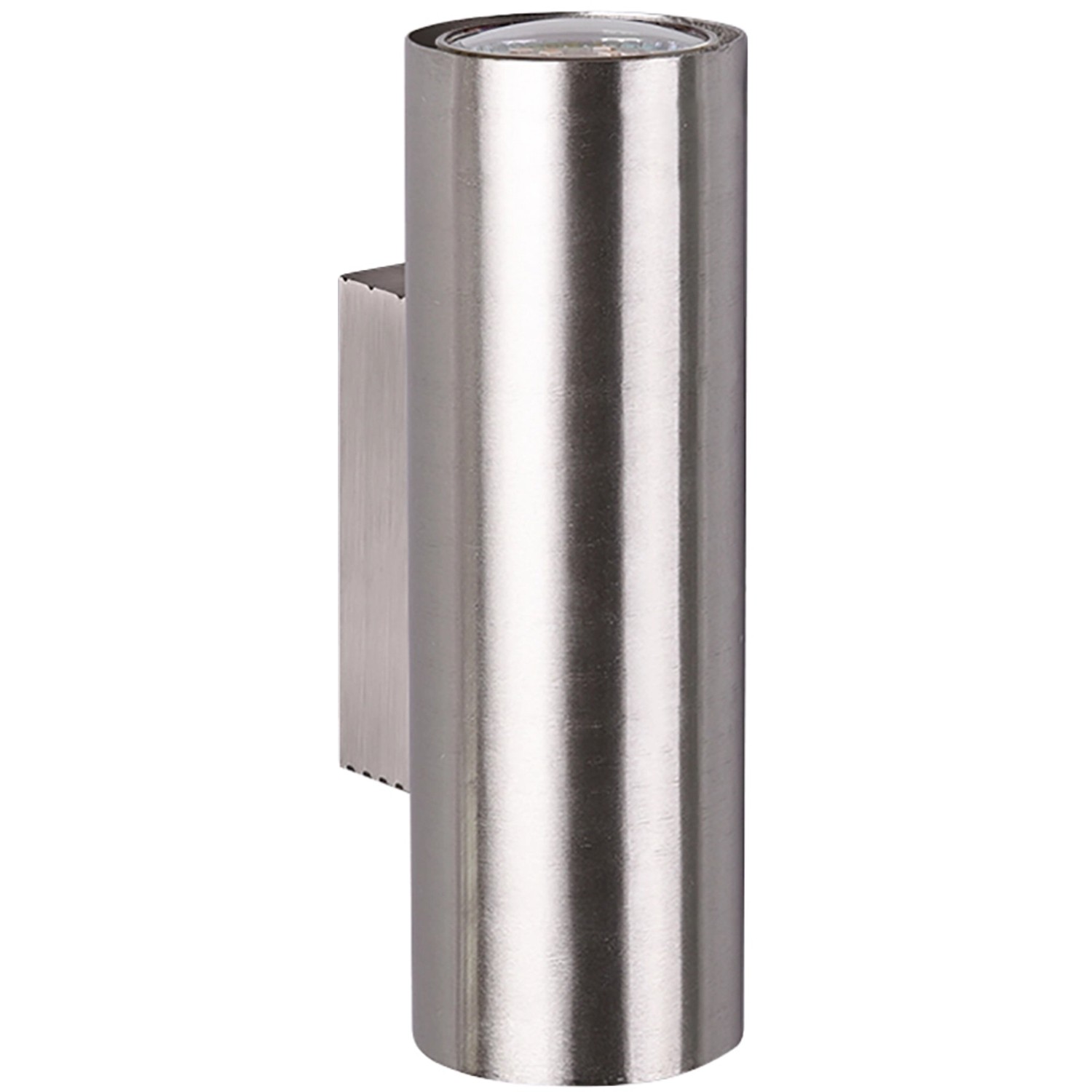 Moderne 2-flammige Wandlampe Marley in Nickel matt für Innenräume.