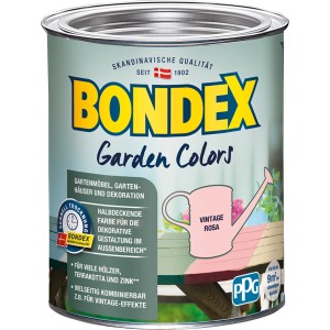 Dose Bondex Garden Colors Vintagerosa, Wetterschutzfarbe für Gartenmöbel und mehr.