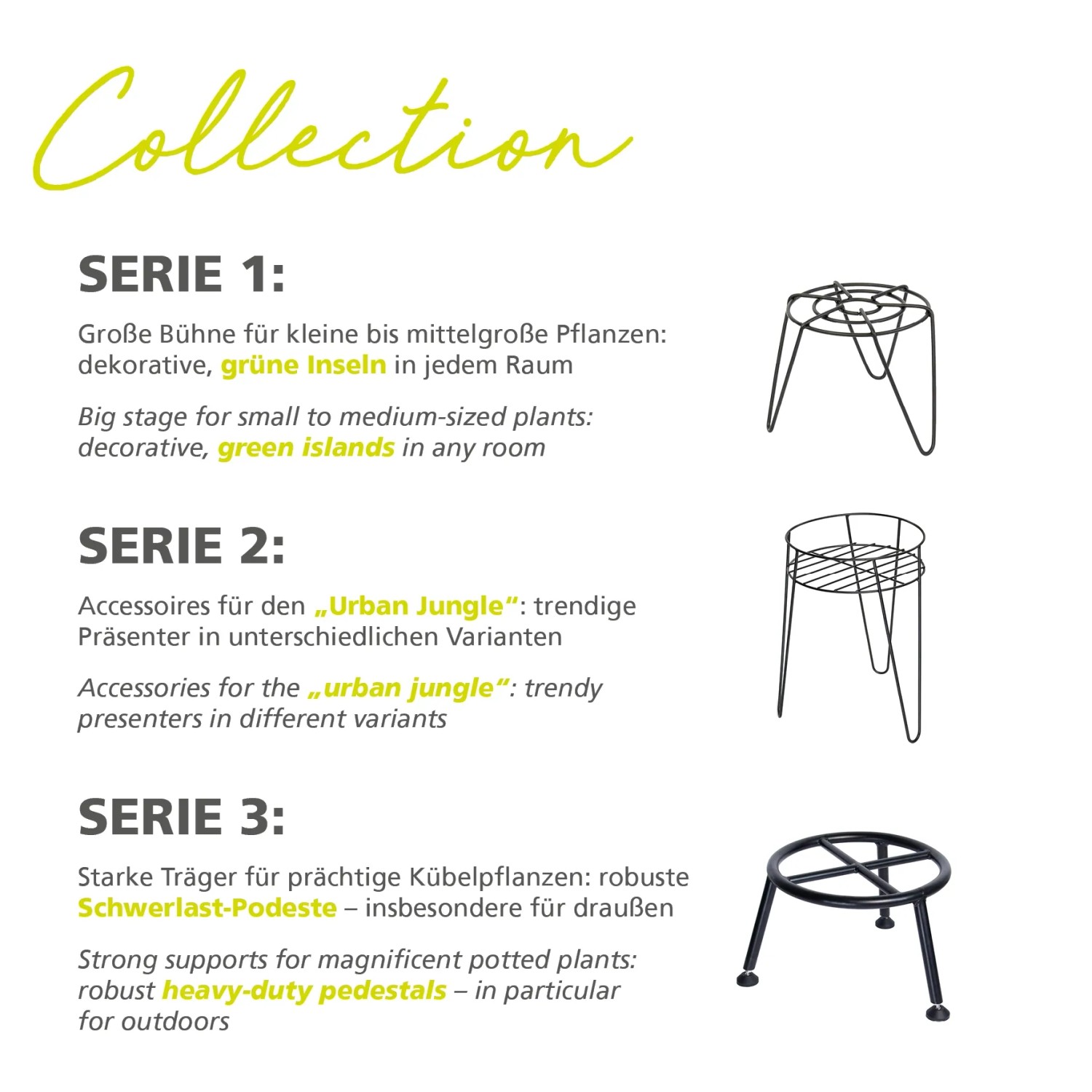 Wagner Pflanzenständer GH 0620 Hairpin Style Ø 34 cm x 20 cm_6