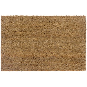 Astra Fußmatte aus Kokosvelours, 40x60 cm, Natur. Strapazierfähige Schmutzfangmatte für den Innen- und Außenbereich.
