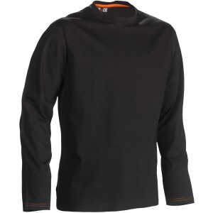 Schwarzes Herock T-Shirt Noet, langärmlig, Größe L, für Arbeitskleidung.