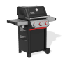 Weber Spirit E-335 GBS Gasgrill (2025) mit 3 Brennern und Seitenbrenner, schwarz.