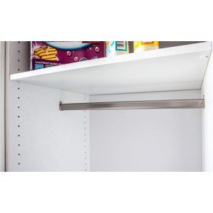 Optifit Kleiderstange OPTIhwr 60 cm im weißen Schrank für Möbelausstattung.