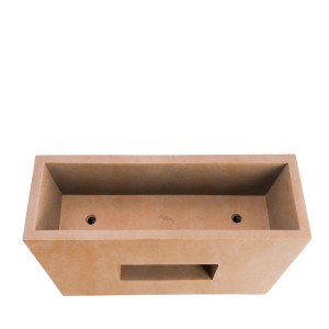 Pflanzwerk Hochbeet Pflanzkübel Vista Premium Frostbeständig 66 cm Terrakotta