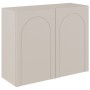 Selsey Sideboard Arkadia in Kaschmir, zweitürig mit elegant gefrästen Bogenfronten. Modernes Möbelstück für Wohnzimmer.