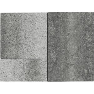 Premac Pflastersteine Multi-Complex Grau-Anthrazit, Mehrformat mit 3 Größen.