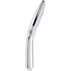 Handbrause-Set HBS-150.10 Chrom, Brausekopf mit drei Strahlarten und Antikalk-Noppen.