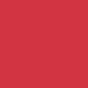 Rote, matte OBI Color Voll- und Abtönfarbe, 500 ml.