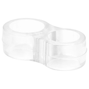 Wagner Türpuffer Doppelring 45 mm x 25 mm x 15 mm Transparent