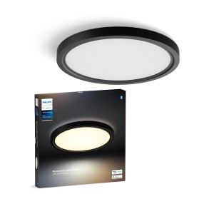 Philips Hue LED-Panel Tento White Ambiance S Schwarz Ø 29,1 cm