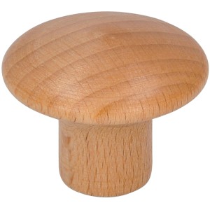 Siro Möbelknopf S229 aus Buchenholz, natur lackiert, Ø 35 mm.