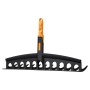 Fiskars Universal-Gartenrechen OneClick, schwarz-orange, für Kombisysteme.