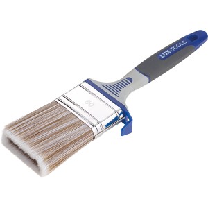 LUX Flachpinsel Lasur 60 mm mit Tank, geeignet für Lasurarbeiten auf großen Flächen.