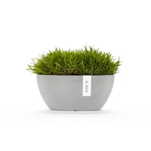 Ecopots Pflanztopf Sofia+WasBeh Grau 30 cm