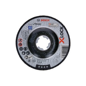 Bosch X-Lock Trennscheibe Metall, 115 mm Durchmesser. Zubehör für Winkelschleifer.