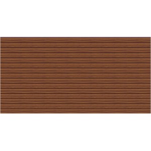 System Rhombus Zaunfeld Alu Bambus, 90x180cm, Detailansicht der horizontalen Zaunprofile.