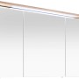 Pelipal Spiegelschrank Quickset 923, 115 cm, Riviera Eiche Dekor mit Kranzbeleuchtung.