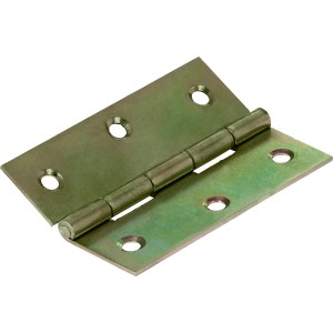 Scharnier Halbbreit Gelb Verzinkt 75 mm x 51 mm