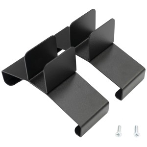 Vasner Standfüße für Konvi Hybrid-Infrarotheizung, Metall schwarz, 2er Set.