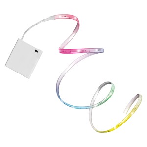 Ledvance LED-Streifen Flex, batteriebetrieben, RGB, 500cm, mit Fernbedienung.