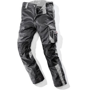 Bullstar Worxtar Arbeitshose, schwarz, Größe 54, mit praktischen Taschen und verstärkten Knien.