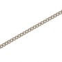 Vernickelte Panzerkette, 2,5 mm stark, als Meterware für Deko-Zwecke.