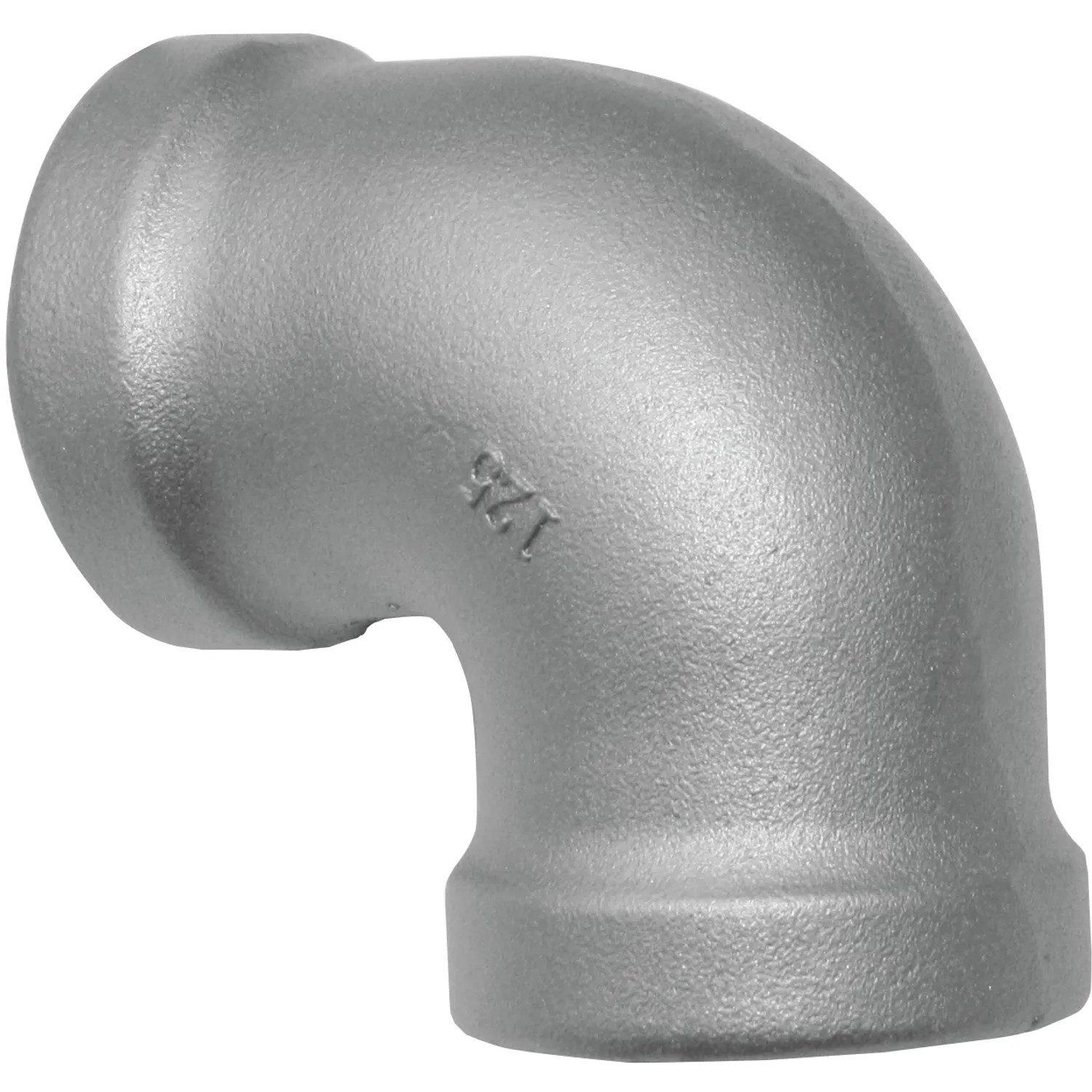 Gardinia Eckstück Industrial Home, Ø 25 mm, silberfarben.