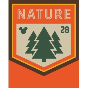 Komar Wandbild Minnie Mouse Nature 40 x 50 cm